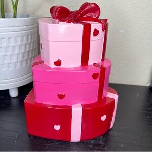 NEW 9” Valentines Stacking Heart Presents Decoration